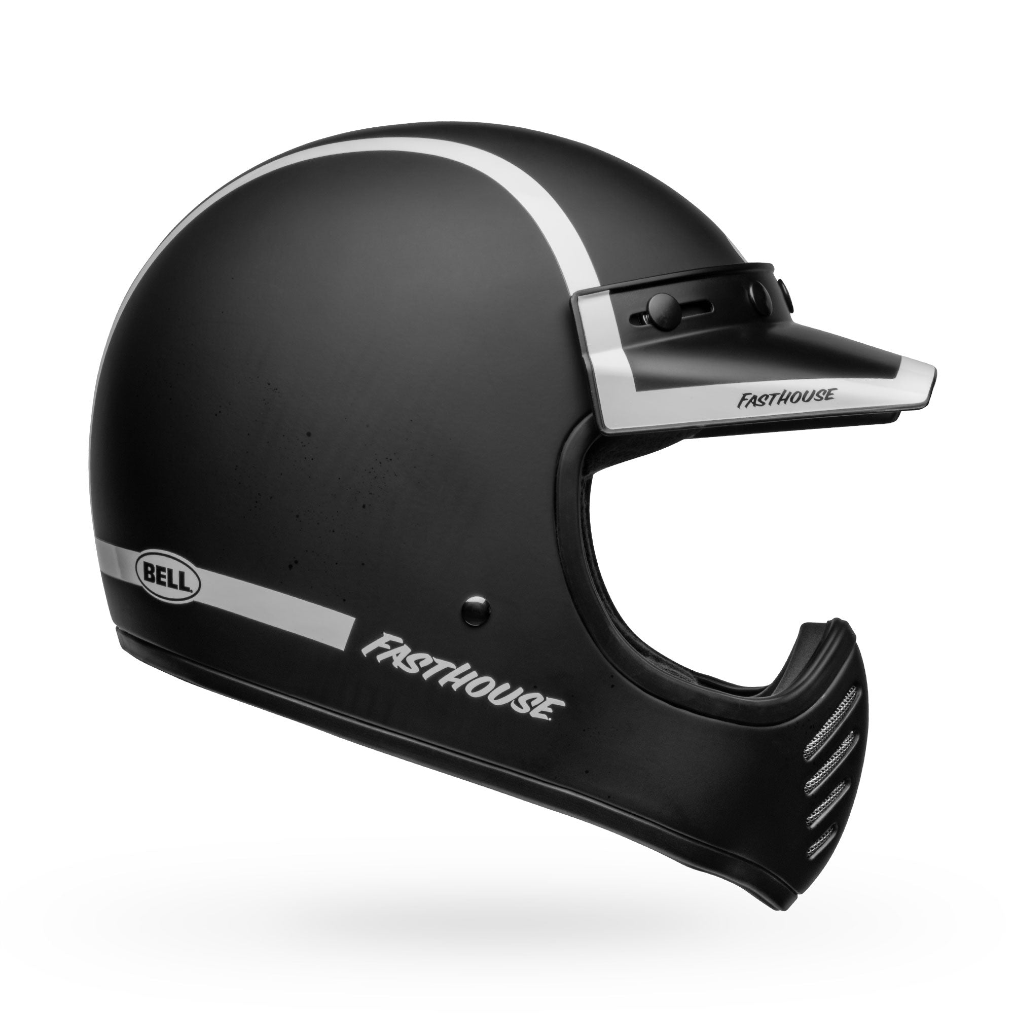 The Original PS MOTO-3 FH OLD ROAD M/G BK/WH XXL Newstalgic Helmets 7155895