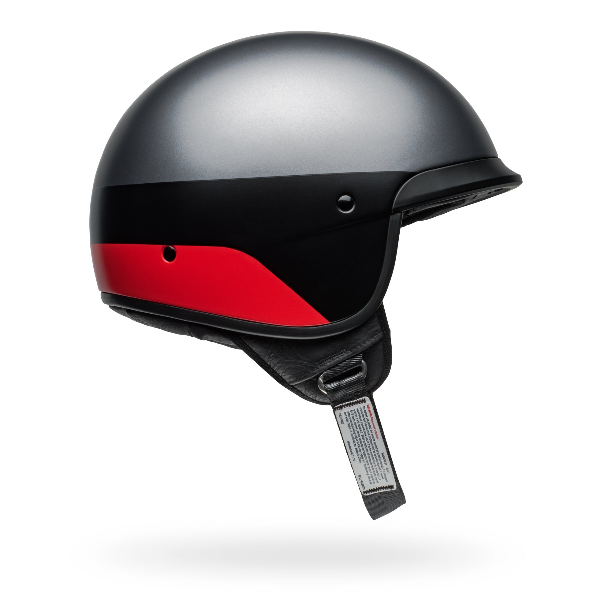 Flyweight Looks, Heavyweight Protection PS SCOUT AIR ARRAY S GY/RD L Cruiser Helmets 7158176