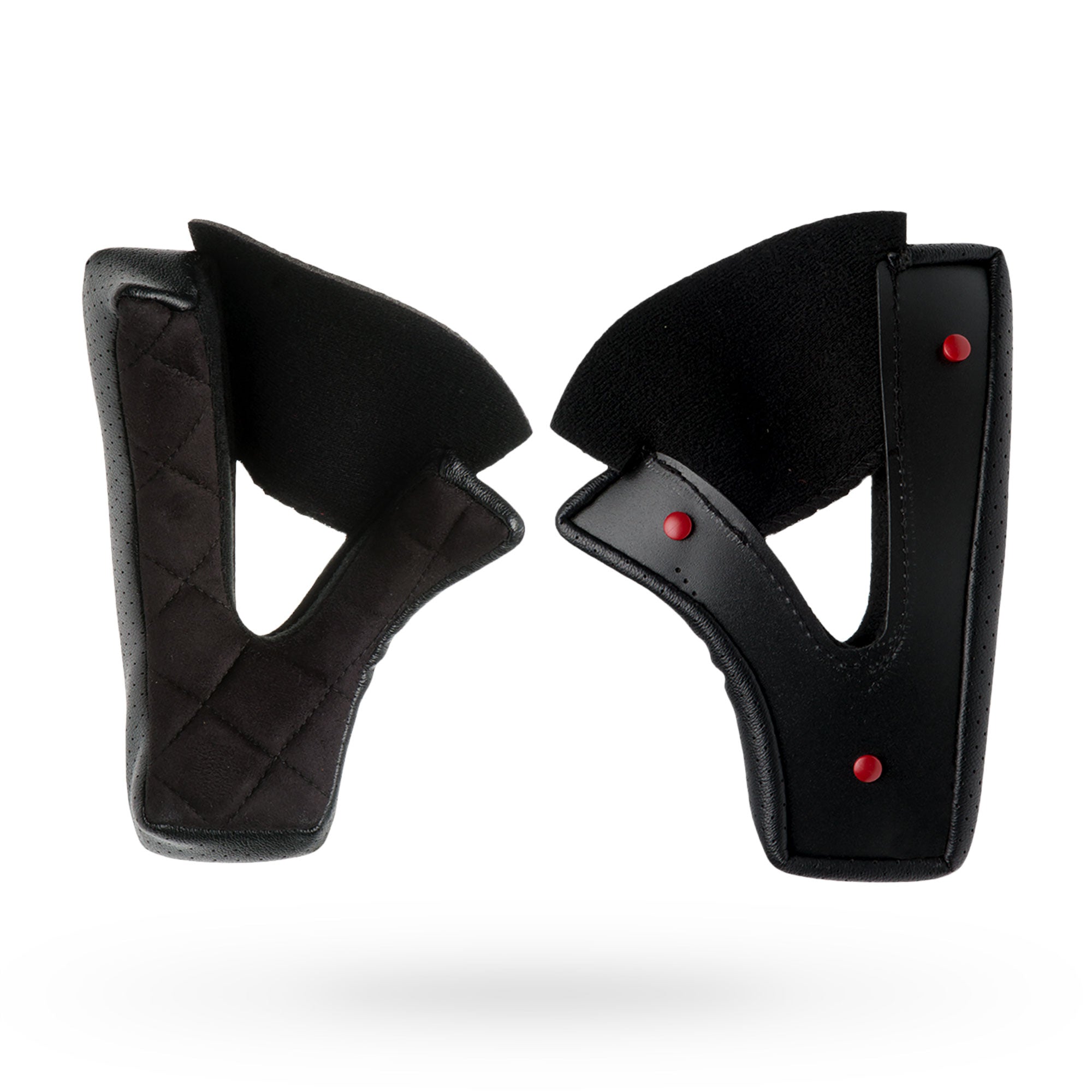 MOTO 3 CHEEK PAD PU SUEDE BLACK 40 MM Spare Parts Accessories 8051907