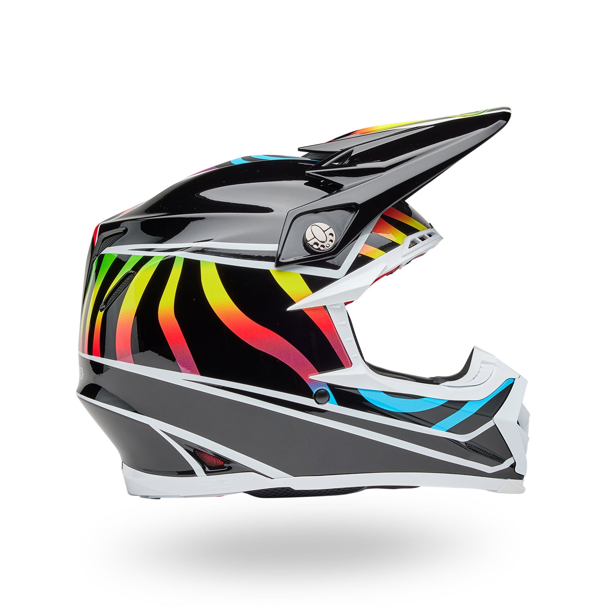 The Contender PS MOTO-9S FLEX DRIFT BK/MLT XL Dirt Helmets 7163767