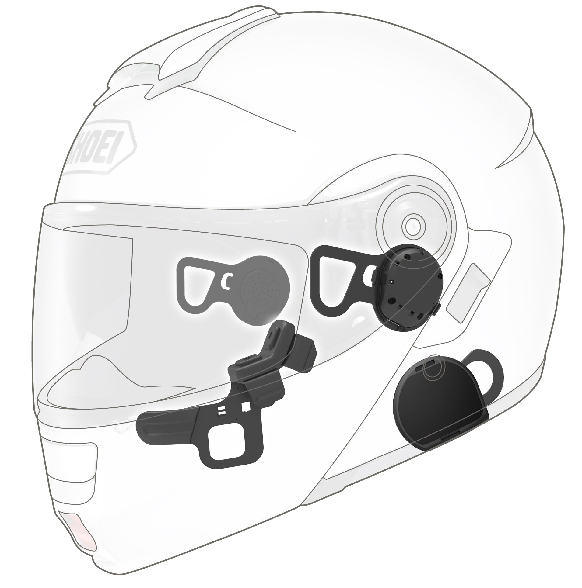 SENA 10U SYSTEM SHOEI NEOTEC0510-1201-00